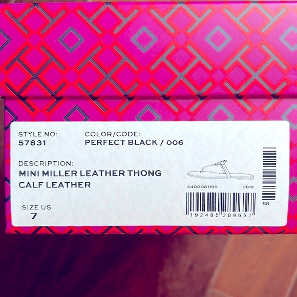 Tory Burch Mini Miller Square Toe Sandals - Picture 4 of 6